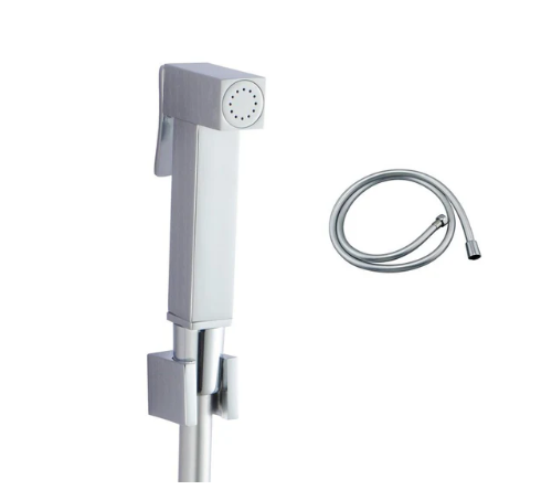 Chrome Toilet Bidet Spray Square