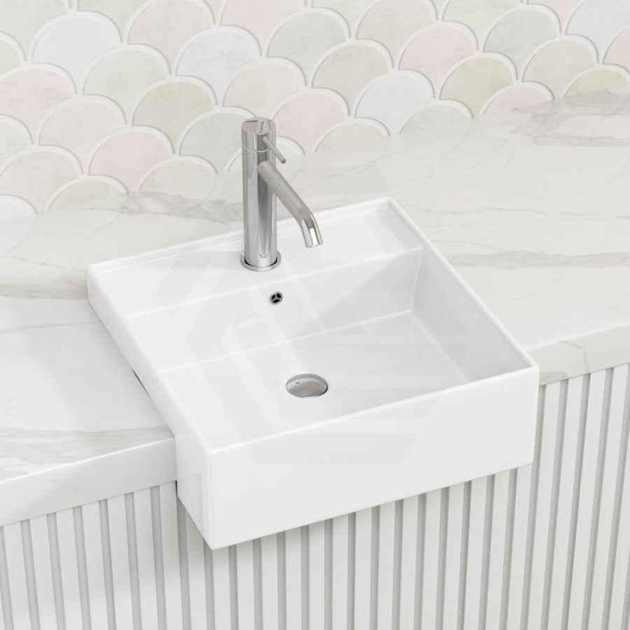 Basin 360 Semi Insert Square 400 With Overflow