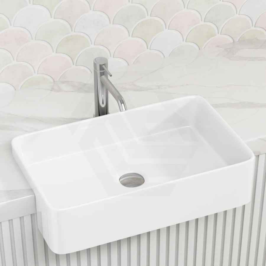 Kheub Square Curved Rectangulargloss Calacatta Large