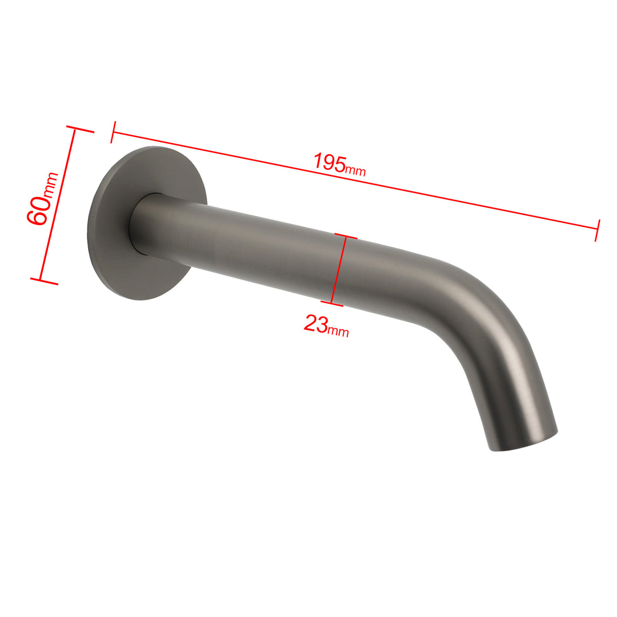 Round Hot & Cold Handles with Spout - Available in 5 Colours
