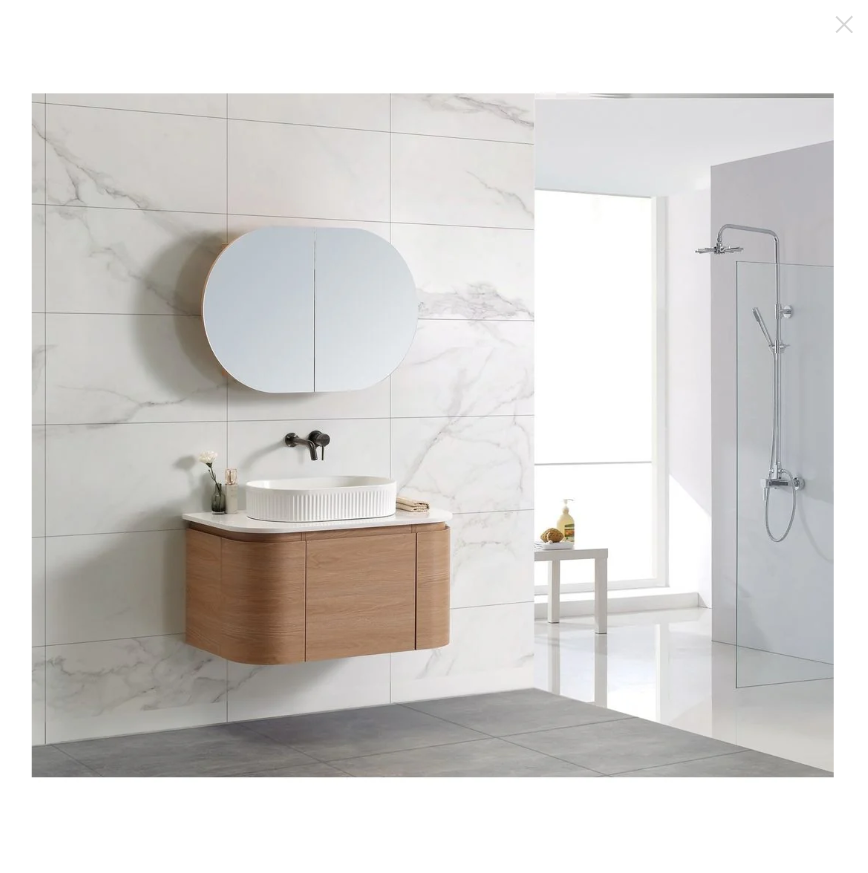 900x600mm MILAN Mirror Shaving Cabinet