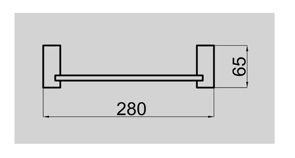 VIVO Hand Towel Rail - Available in 6 colours