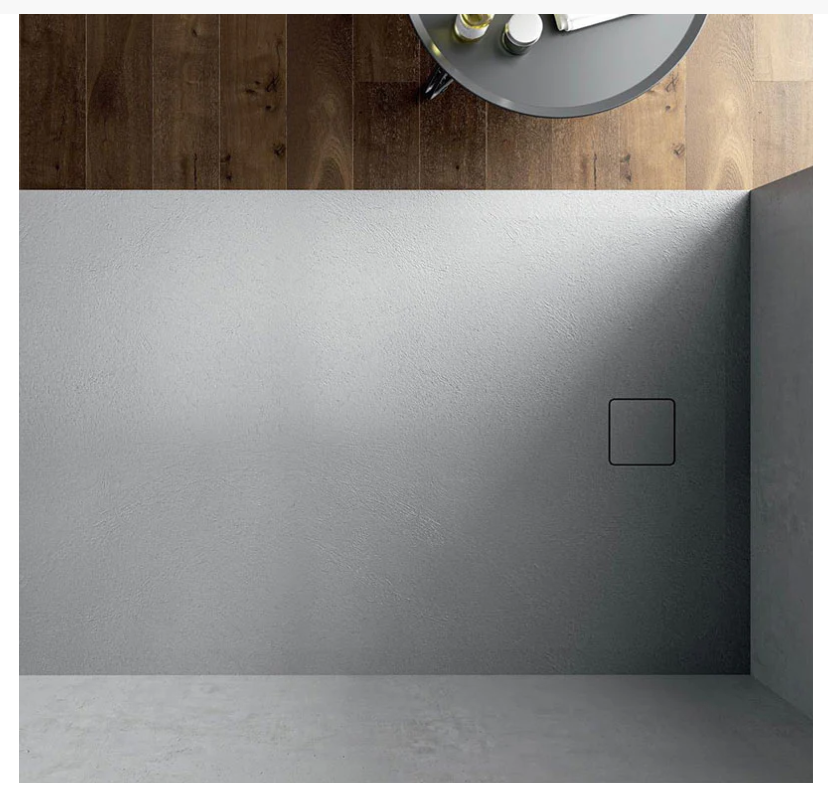 900 x 1600mm Cemento Shower Floor - Available in 4 colours