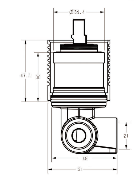 Inwall Body for ESORA Wall Mixer