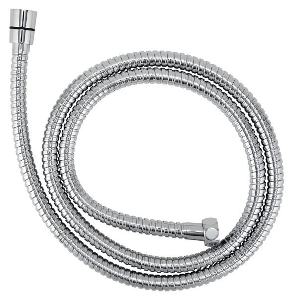 Round Half Shower Rail 200mm head - Available in 5 Colours with SS Hose
