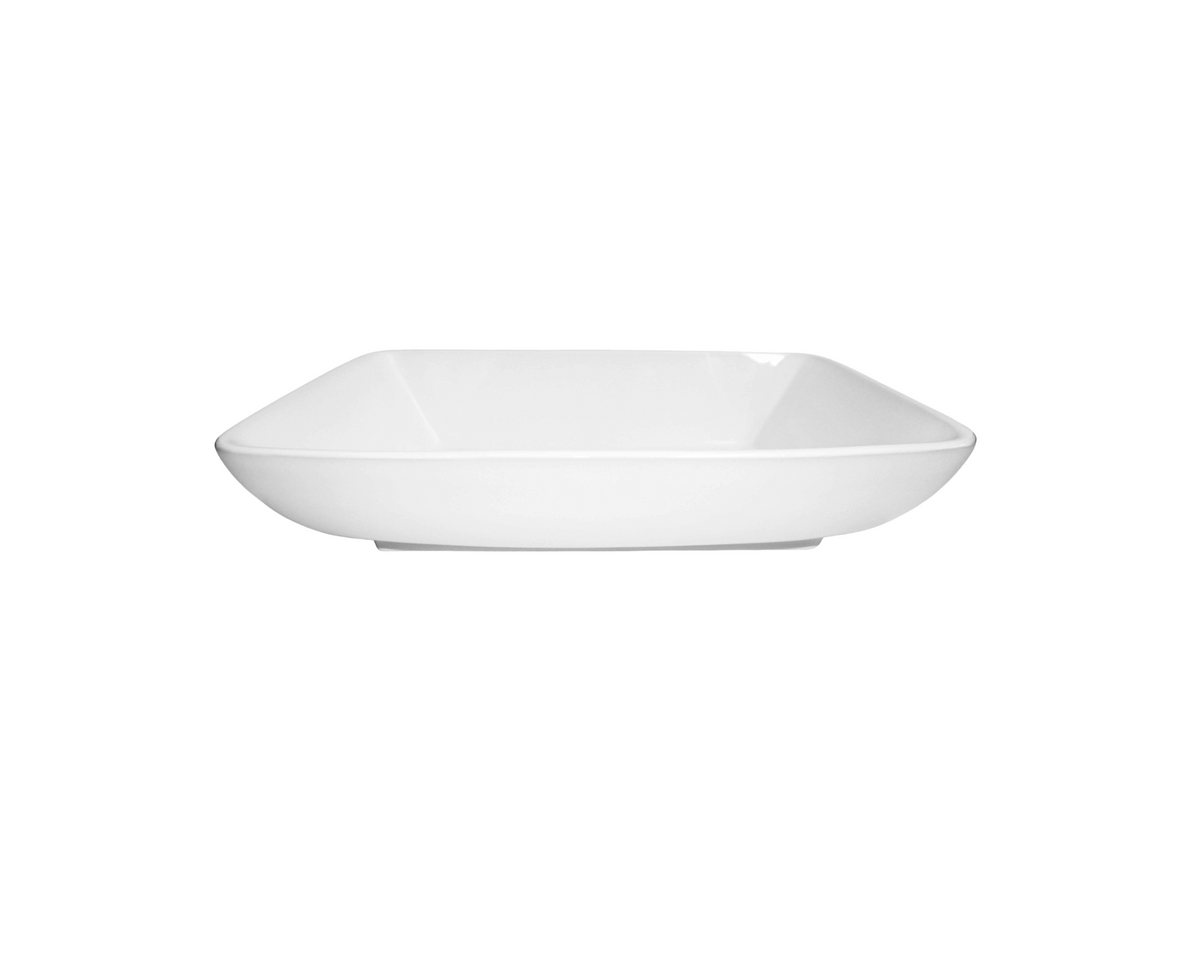 590*430*125 KROHLI Rectangle Tapered White Gloss Ceramic Counter Basin