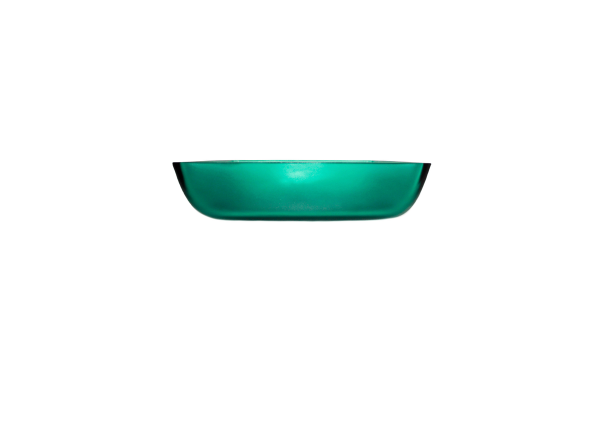 EMERALD 390*390*100 Square Semi-Translucent Tempered Glass Vanity Basin
