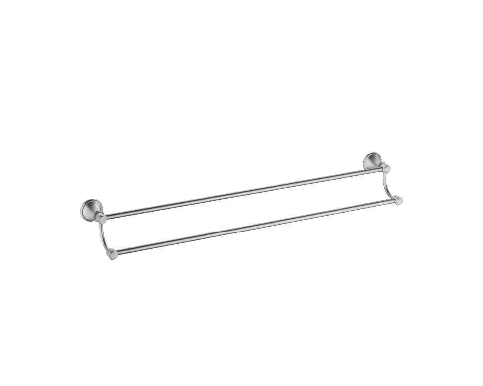 SOVEREIGN II - Victorian 800mm Double Towel Rail * Brass Construction* Available in 4 colours