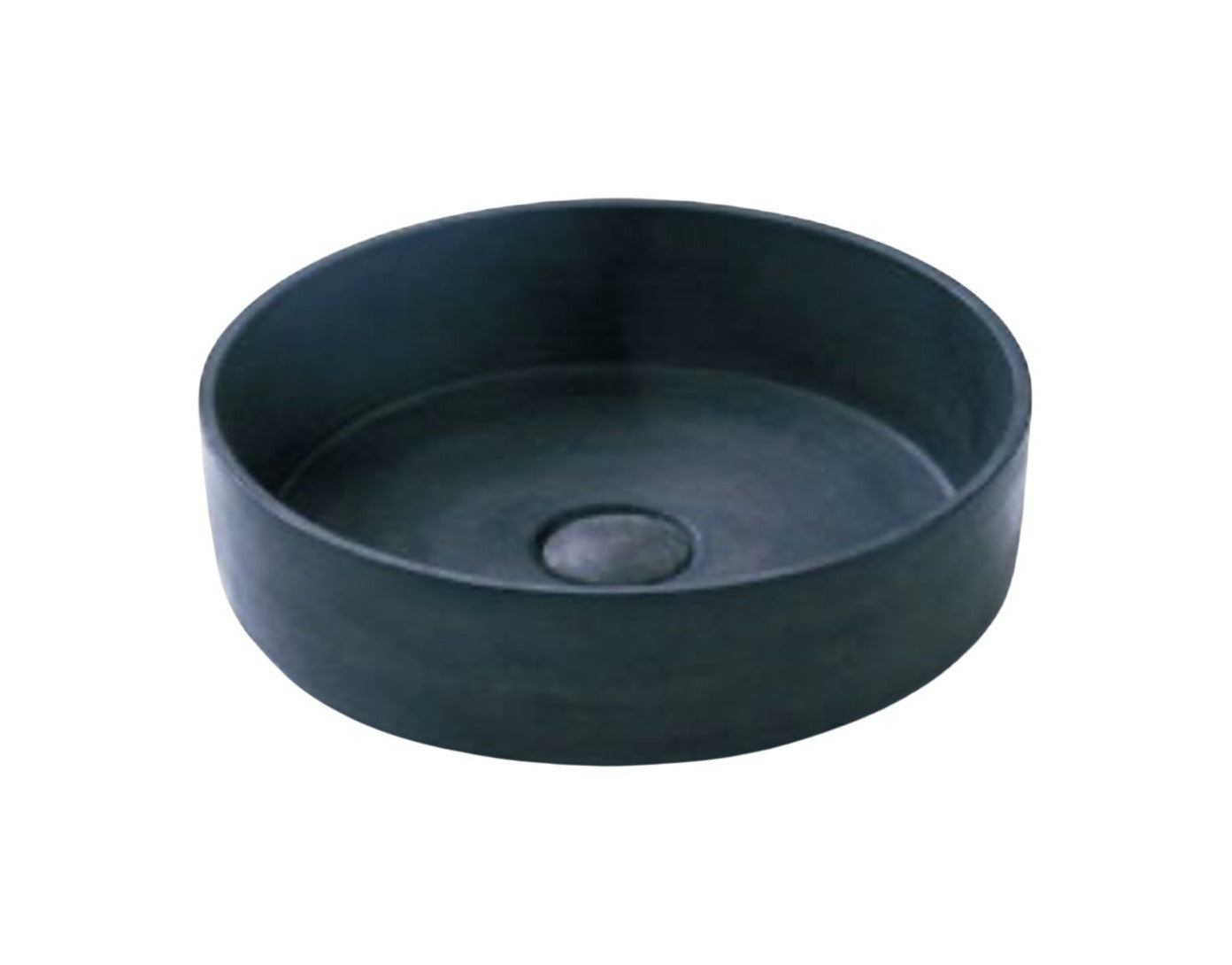 Kheub Terrazzo Round Matte Black