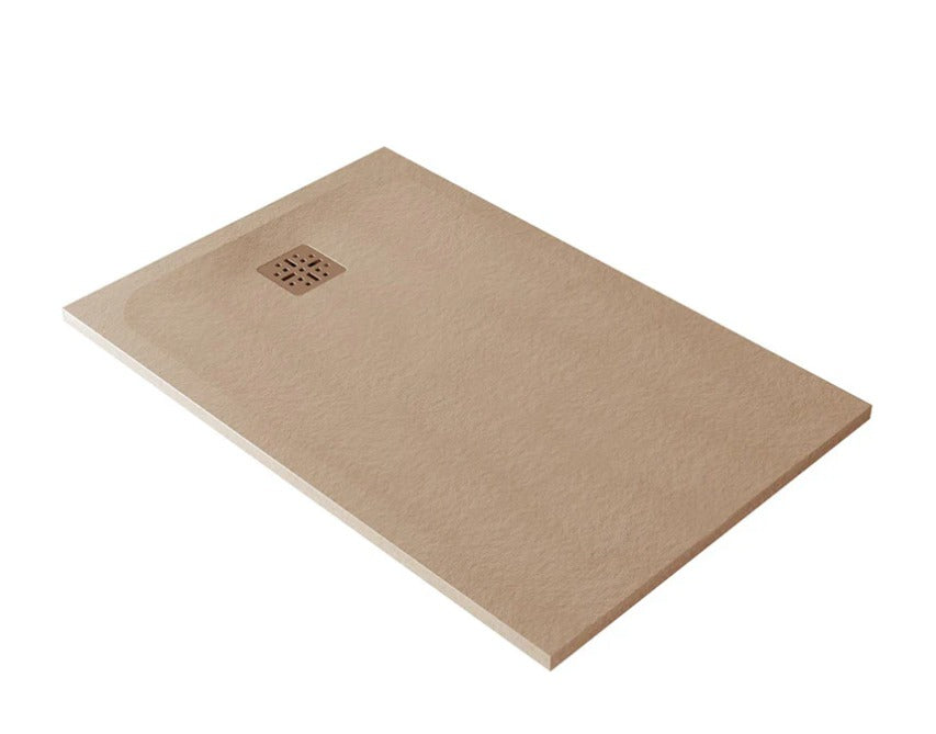 2000 x 1000 Pietra Shower Floor Rear Waste - Available in 4 colours