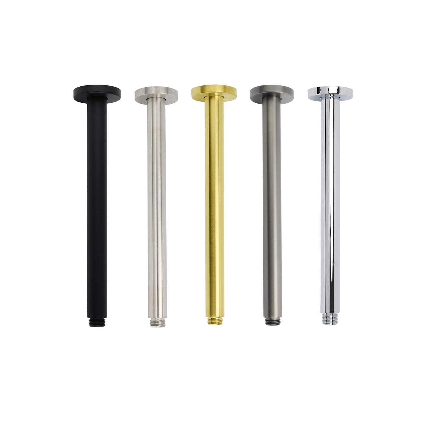300mm Round Ceiling Arm (Dropper) - Available in 5 Colours