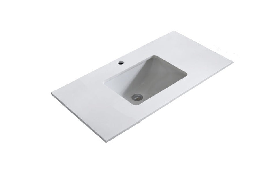 900 x 460 x 18mm Reconstituted Stone Top with Undermount Basin