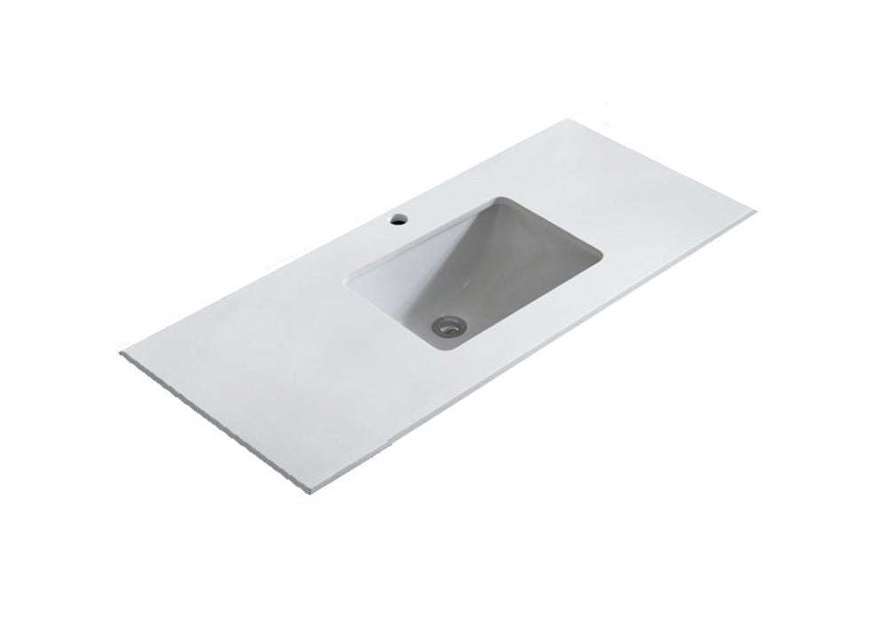 1500 x 460 x 18mm Reconstituted Stone Top with Undermount Single Basin