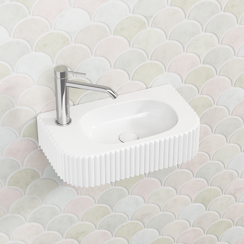 Krohli Wall Hung Rectangle With Tap Provision