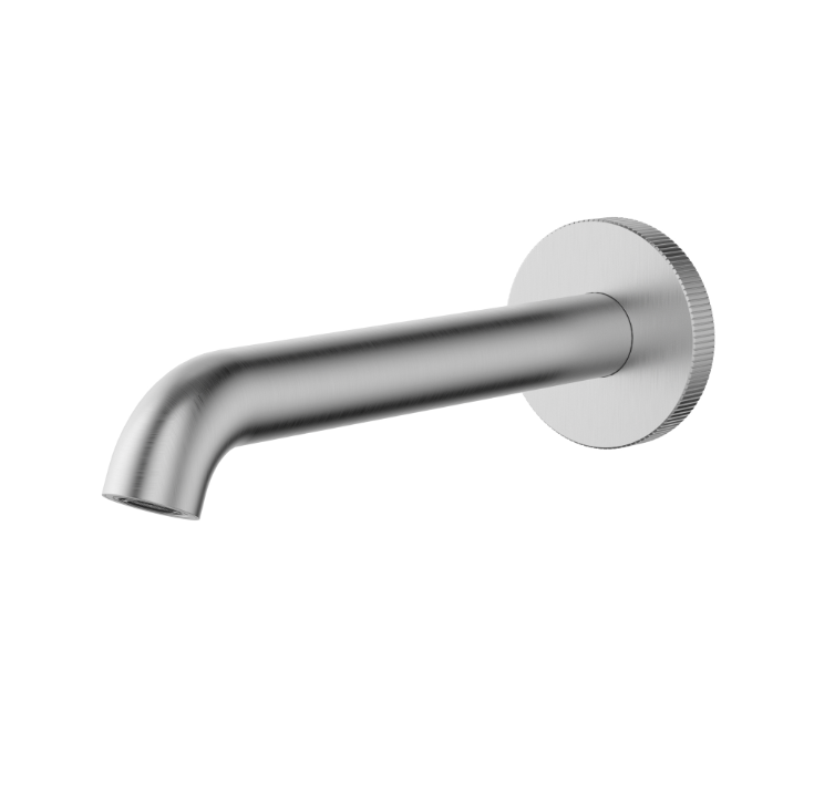 Luxe Slimline 220mm Wall Spout - Available in 4 Colours