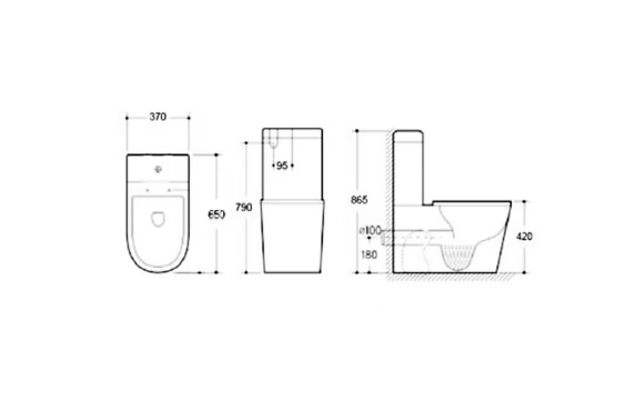 NEO II TORNADO TOILET thick seat