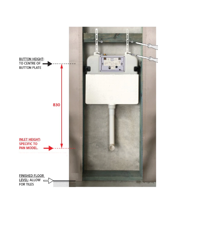 In Wall Toilet Cistern RT