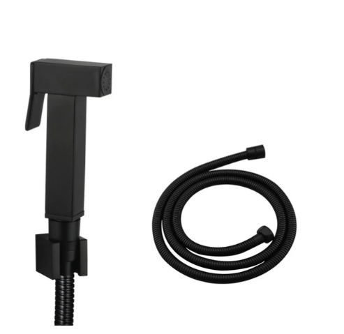 Matte Black Toilet Bidet Hand Spray Square