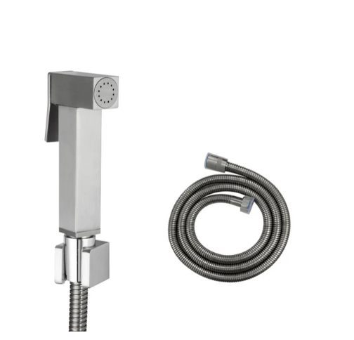Brushed Nickel Toilet Bidet Hand Spray Square