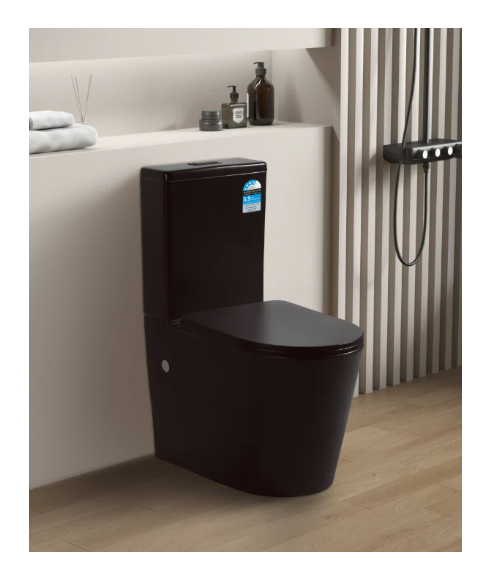 NEO MATTE BLACK RIMLESS TOILET