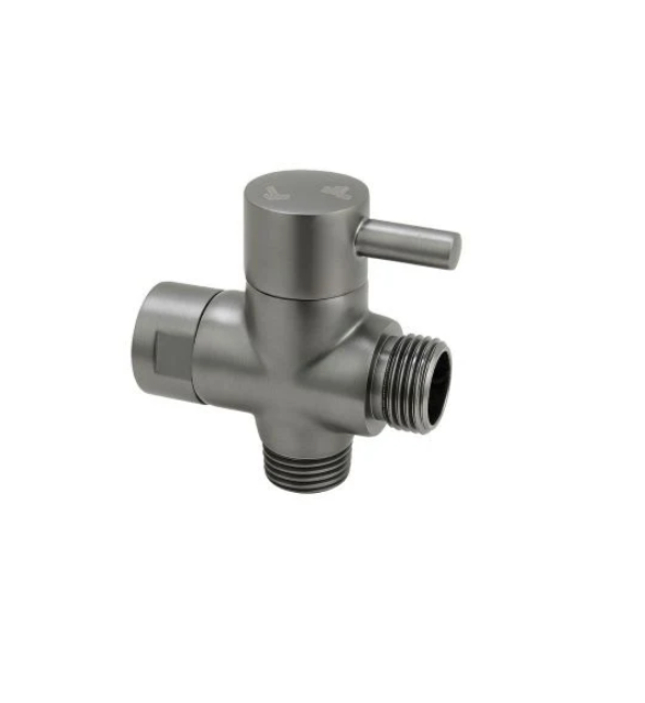 Gunmetal Toilet Bidet Spray Diverter Tee