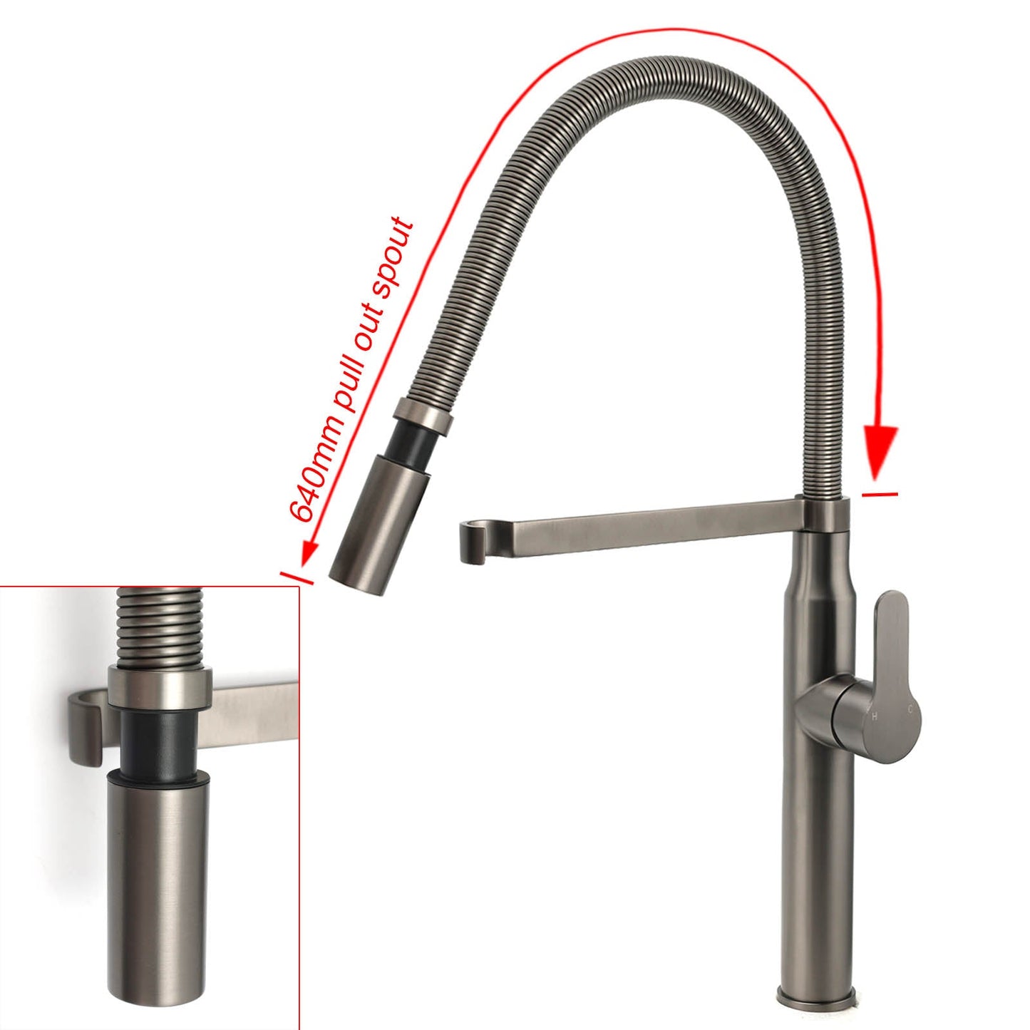 F1 SPRAY PULL OUT Kitchen Mixer  - Available in 4 Colours
