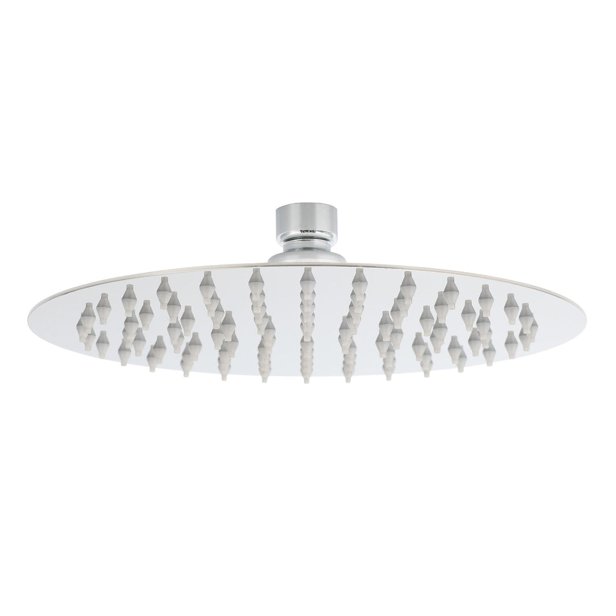 Round Half Shower Rail 200mm head - Available in 5 Colours with Rubber Hose