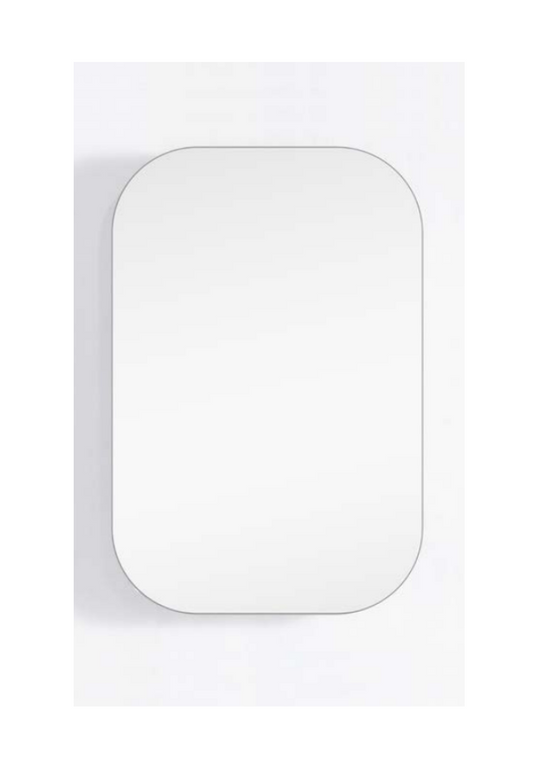 600mm x 900mm ERIC Shaving Mirror Cabinet Matte Black
