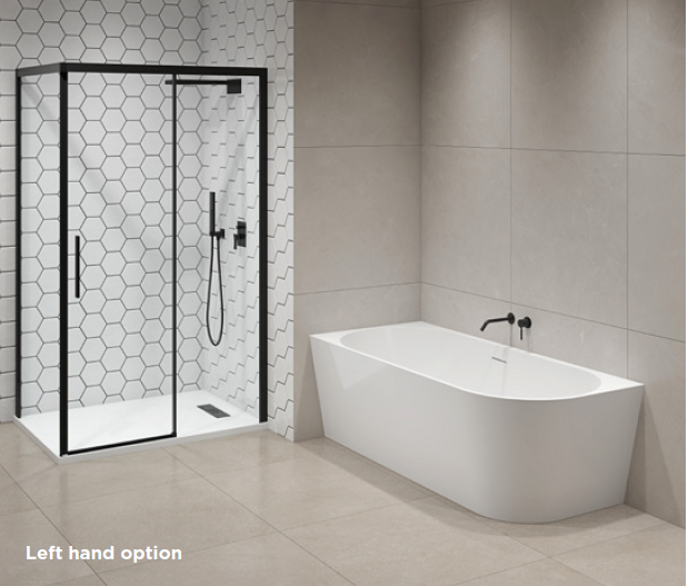 KHEUB ECON 1500 LEFT HAND GLOSS WHITE WITH OVERFLOW