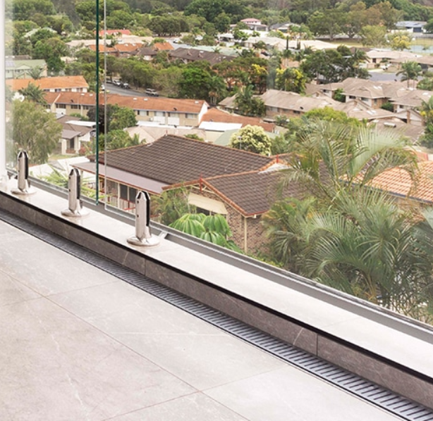 1300mm Brushed Silver 100mm x 14mm Grate