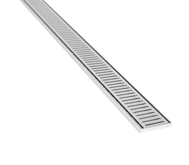 1900mm Brushed Silver 100mm x 14mm Grate