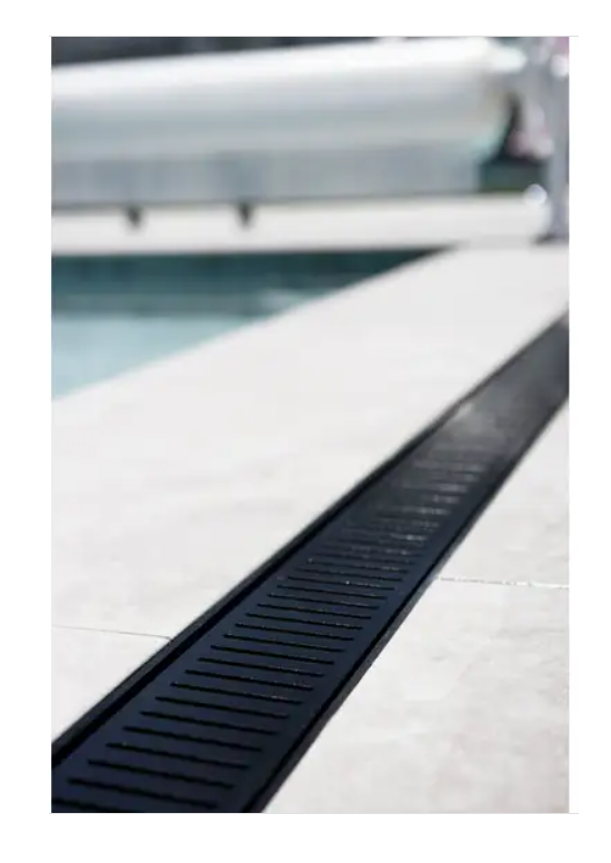 1400mm Matte Black x 100mm x 14mm Grate