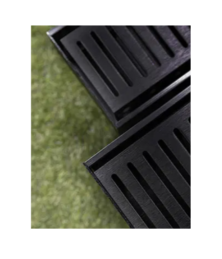 1900mm Matte Black x 100mm x 14mm Grate