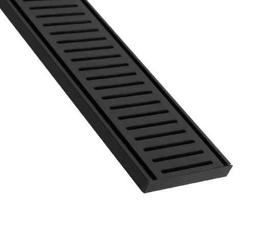 2000mm Matte Black x 100mm x 14mm Grate