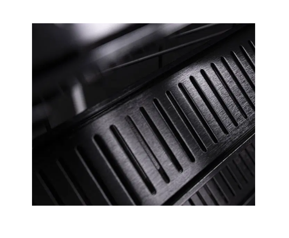 2200mm Matte Black x 100mm x 14mm Grate