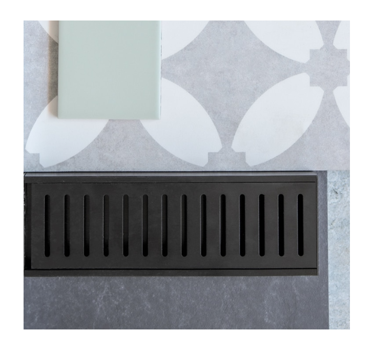 3600mm Matte Black x 100mm x 14mm Grate