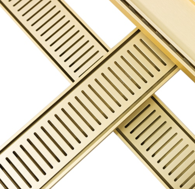 3600mm Brushed Gold x 100mm x 14mm Grate