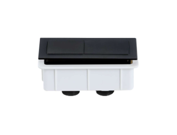 MATTE BLACK RECTANGLE CISTERN BUTTON for BIANCO-II/MILAN/ZENMO/VIVO-II/JAMIE/ACQUA-II/JESS-II/EXON ZENMO BRAND