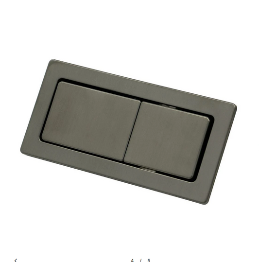 GUNMETAL RECTANGLE CISTERN BUTTON for MILAN/ZENMO/VIVO-II/JAMIE/ACQUA-II/JESS-II/EXON ZENMO BRAND