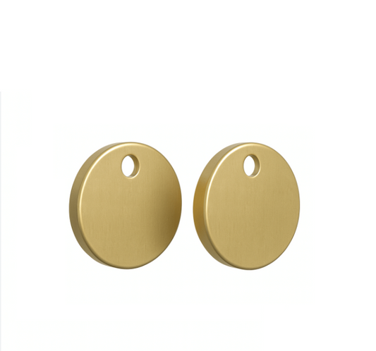 BRUSHED BRASS ROUND TOILET HINGE COVERS for BIANCO-II/MILAN/ZENMO/VIVO-II/JAMIE/ACQUA-II/JESS-II/EXON ZENMO branded toilets.