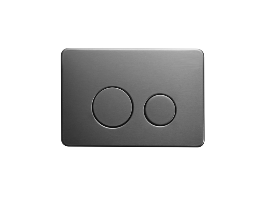 GUNMETAL INWALL CISTERN BUTTON - for BRAVO/CLOE/BELLA toilets