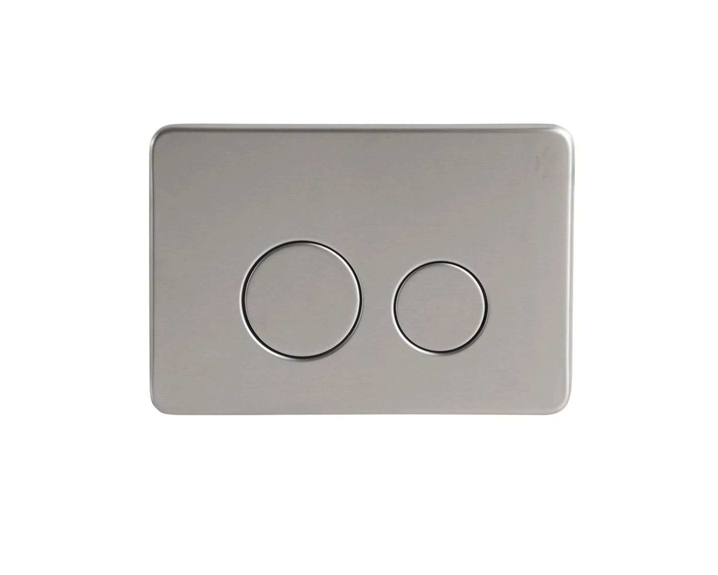 BRUSHED NICKEL INWALL CISTERN BUTTON - for BRAVO/CLOE/BELLA toilets