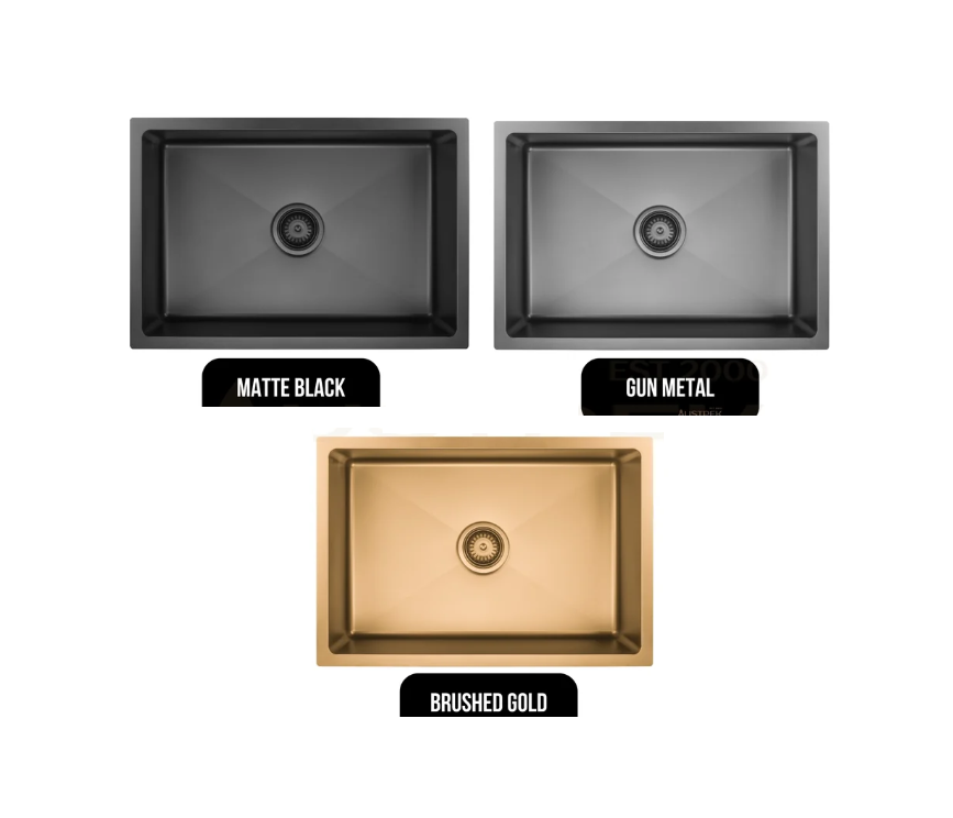 750*450*220mm SS Sink - Available in 3 Colours