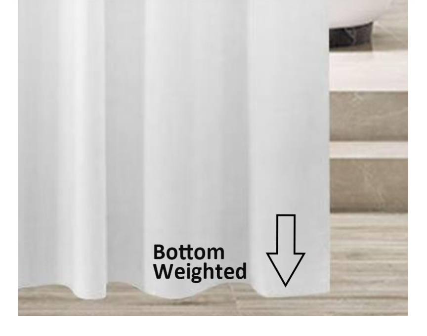 MOBI CARE Shower Curtain Rail Set 163cm x 150cm