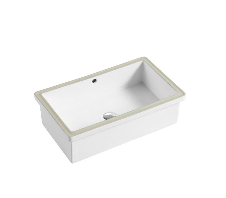 QUBI-II 500 Under Counter Basin 500x350x180mm Gloss White