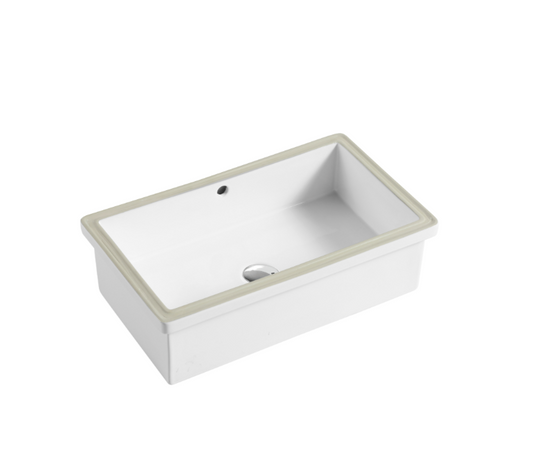 QUBI-II 500 Under Counter Basin 500x350x180mm Gloss White