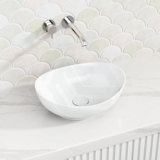 Krohli Wall Hung Compact Oval Curve With Tap Provision