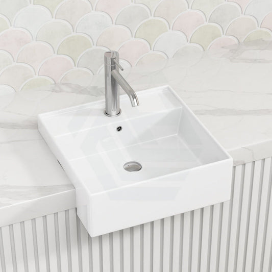 Basin 360 Semi Insert Square 400 With Overflow