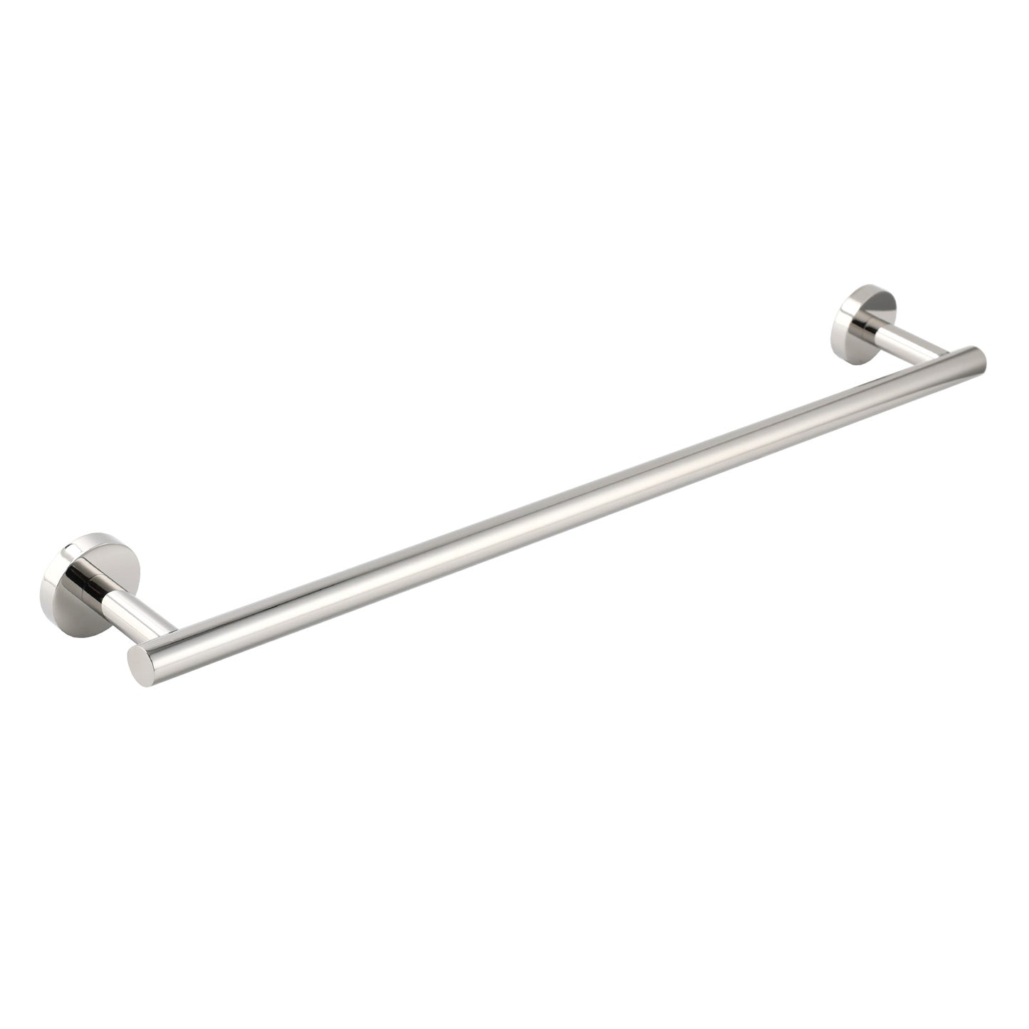 MAYNE 600mm Round Single Towel Rail - Available in 5 colours