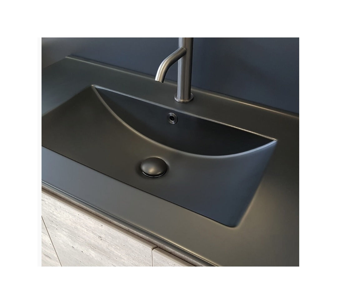 750mm Ceramic Vanity Top - Available in 3 Colours